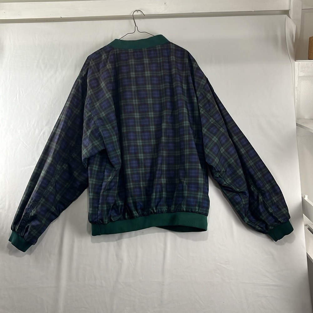 Highlander Windwear Men's Plaid Golf Pullover - Picture 9 of 11